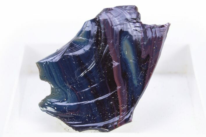 Colorful Sieber “Agate” Copper Slag - Copper Smelting Byproduct #305689